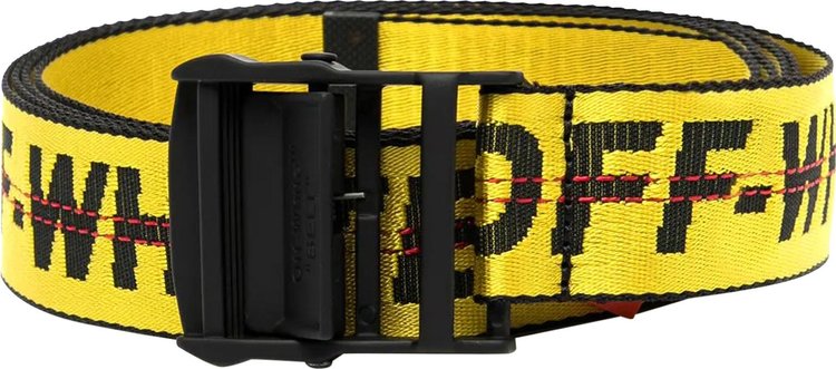 Off-White Classical Industrial Belt 'Yellow/Black'
