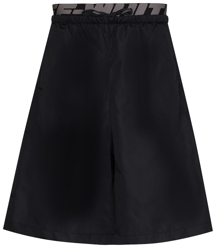 Off White Indus Elastic Surfer Swimshorts Black