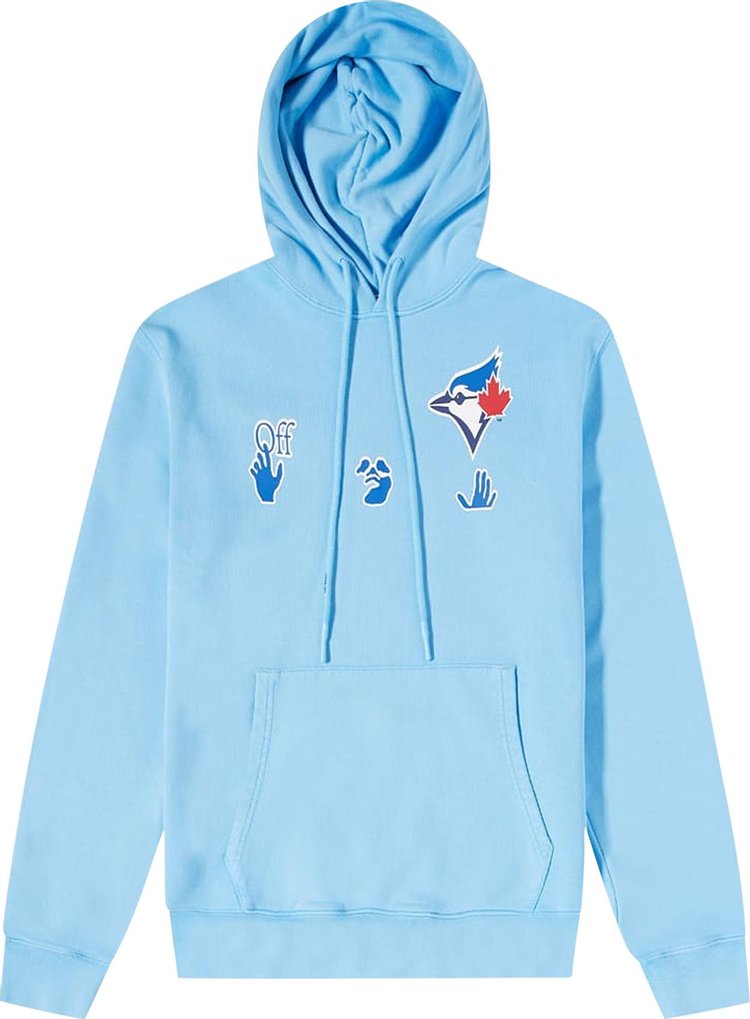 Buy Off-White x MLB Toronto Bj Hoodie 'Light Blue
