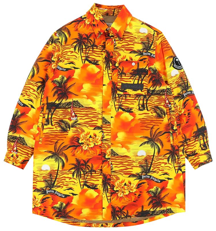 Moncler Genius Tamalpais Long Coat Red