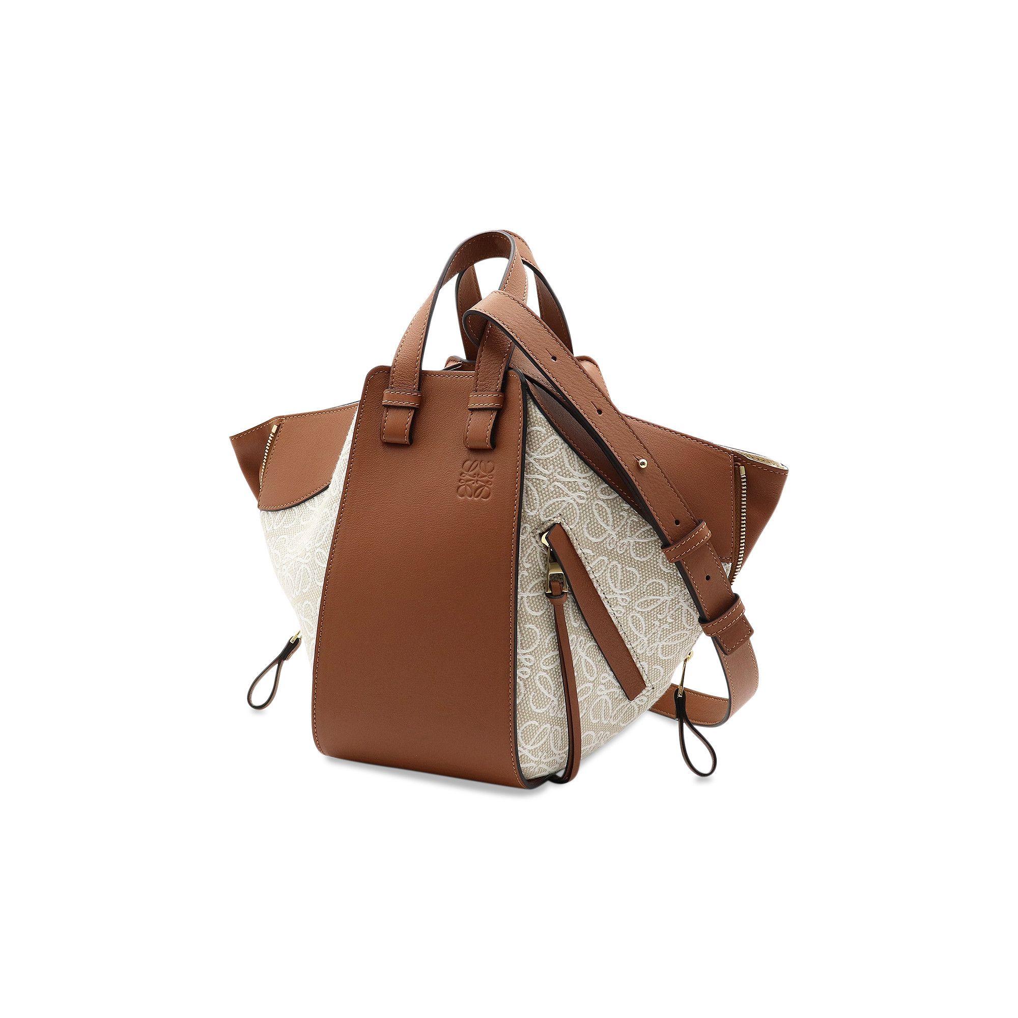 Buy Loewe Hammock Anagram Small Bag Ecru Tan A538S35X29 2426