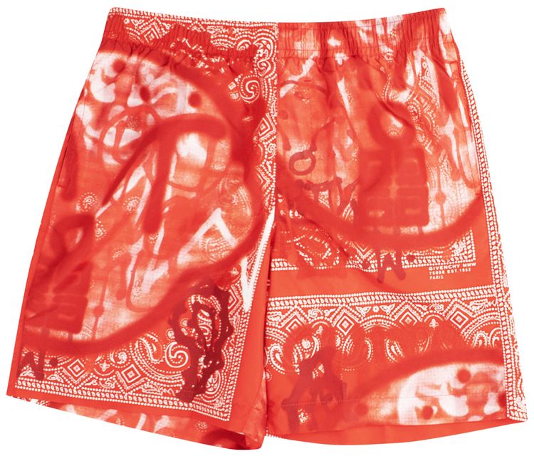 Givenchy Long Swimwear RedWhite