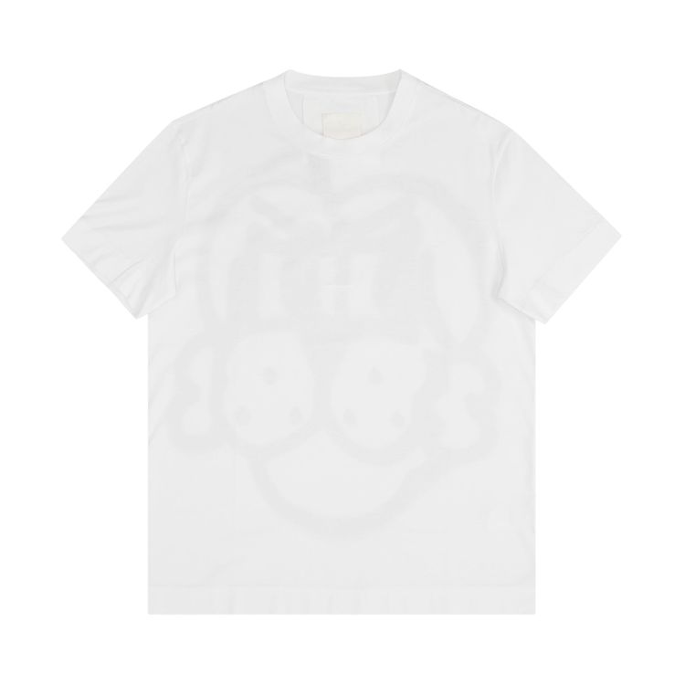 Givenchy Bart Dog Slim T Shirt White