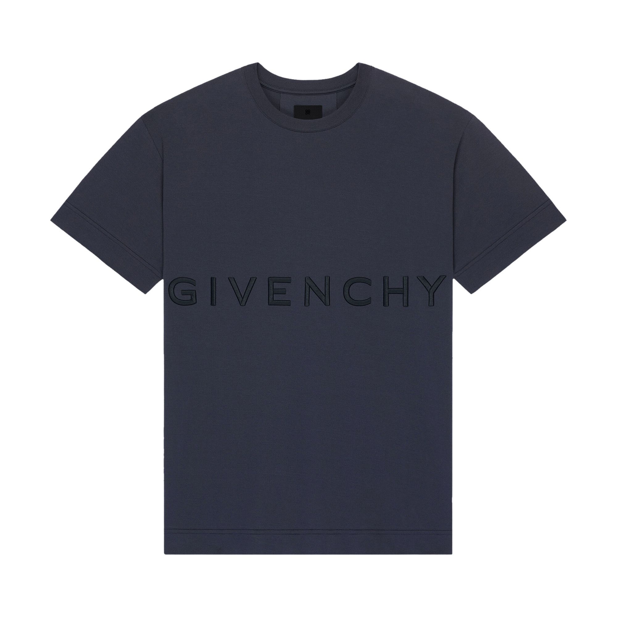 Navy givenchy 2025 t shirt