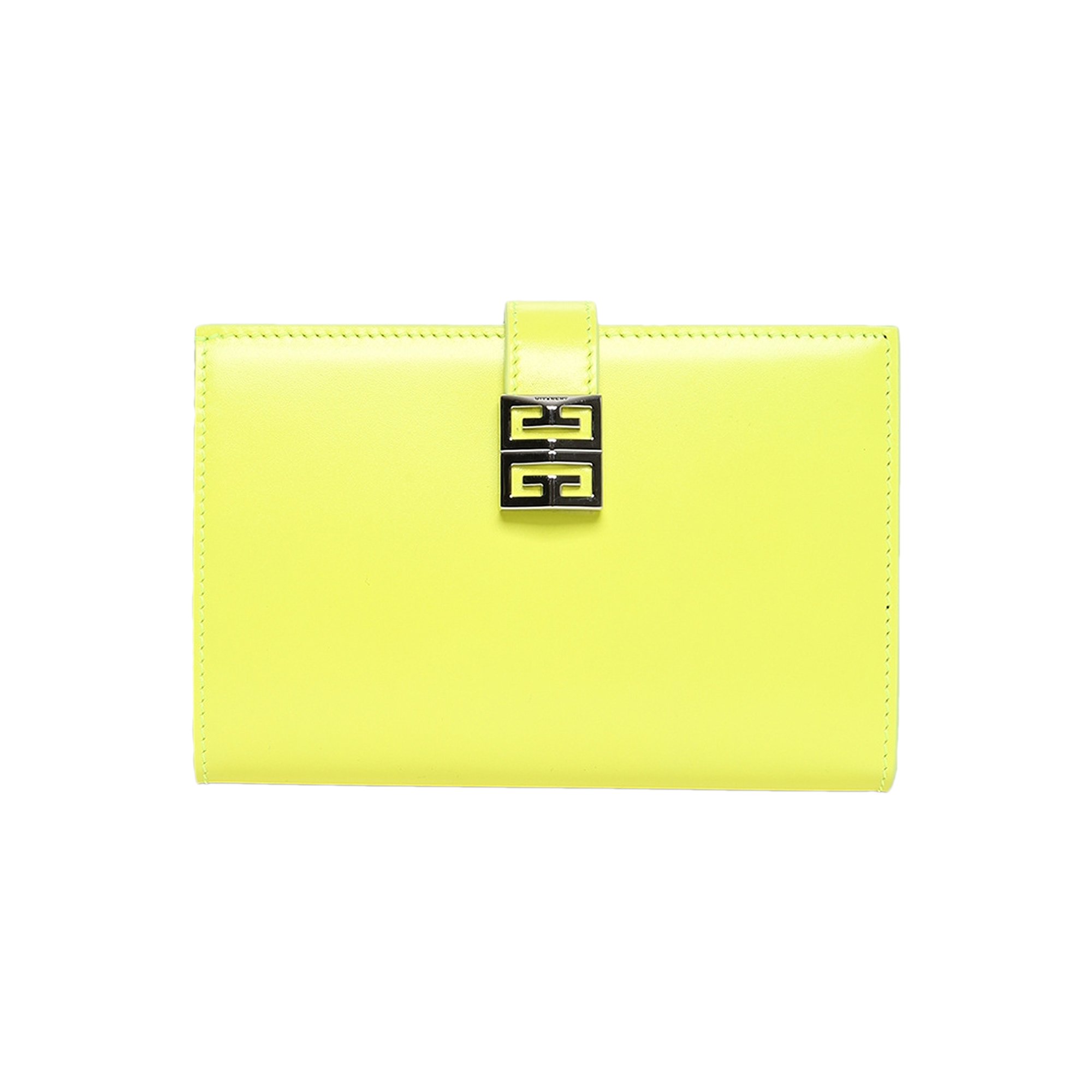 Buy Givenchy 4G Medium Bifold Wallet 'Fluo Yellow' - BB60GZB199