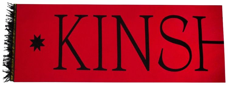 Burberry Kinship Jacquard Scarf Bright Red