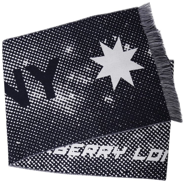 Burberry Go Find Destiny Football Scarf Navy