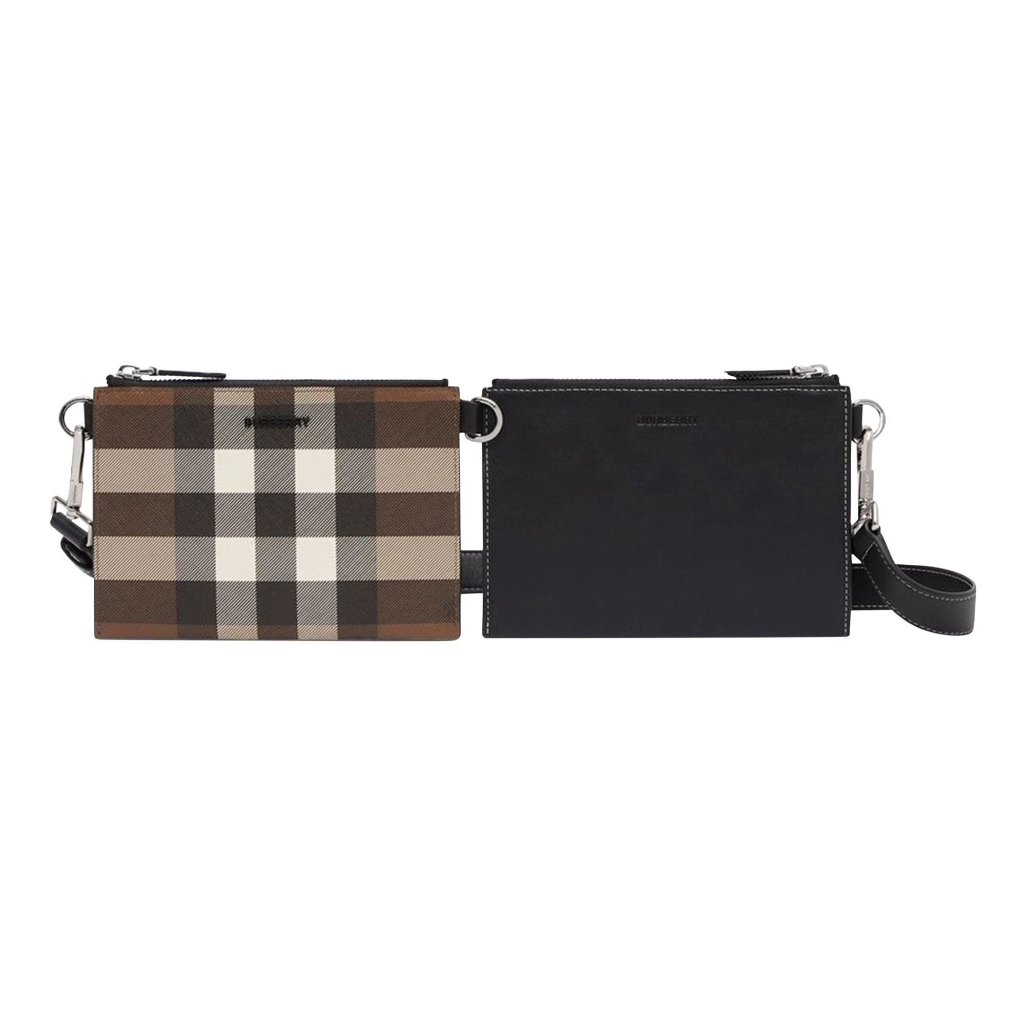 Burberry leather top link bag