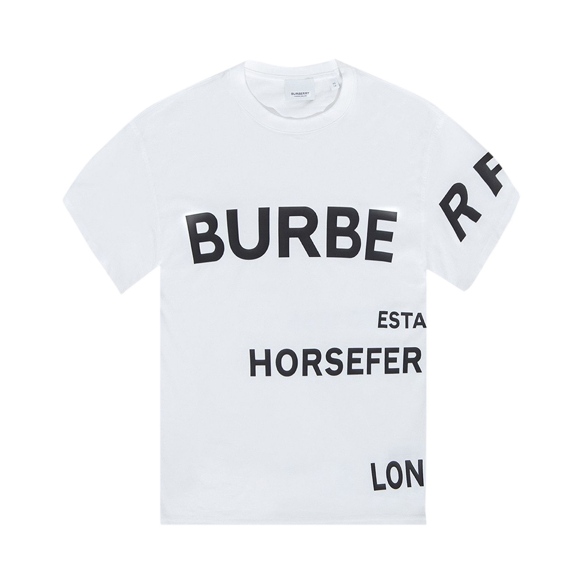 Buy Burberry Horseferry Print Oversized T-Shirt 'White