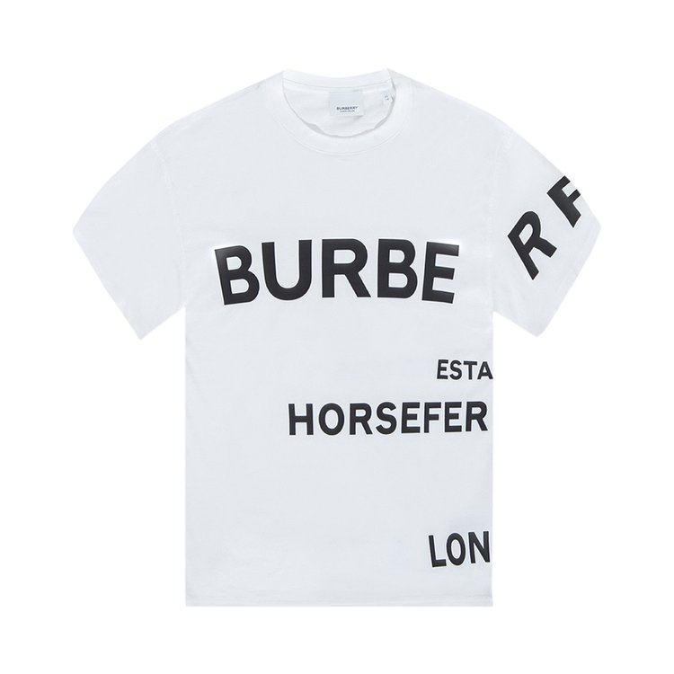 Burberry Horseferry Print Oversized T-Shirt 'White'