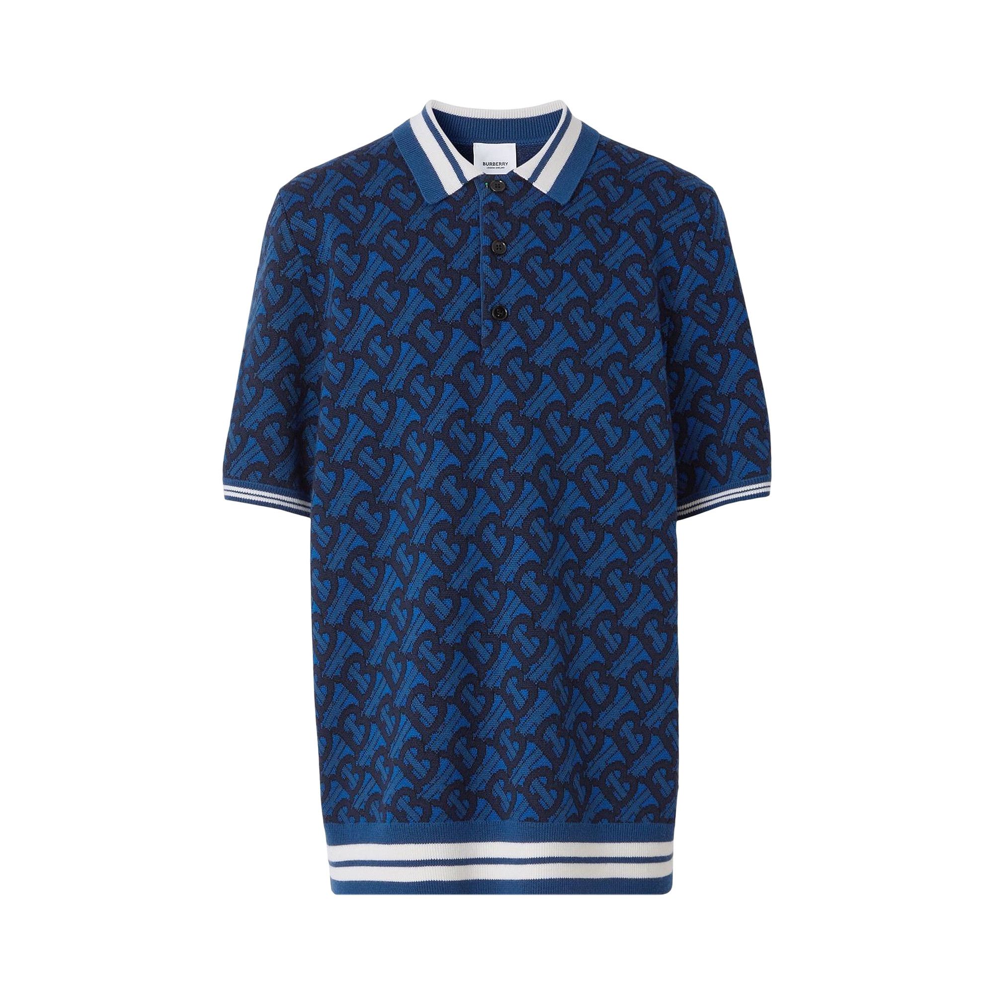 Royal blue burberry polo discount