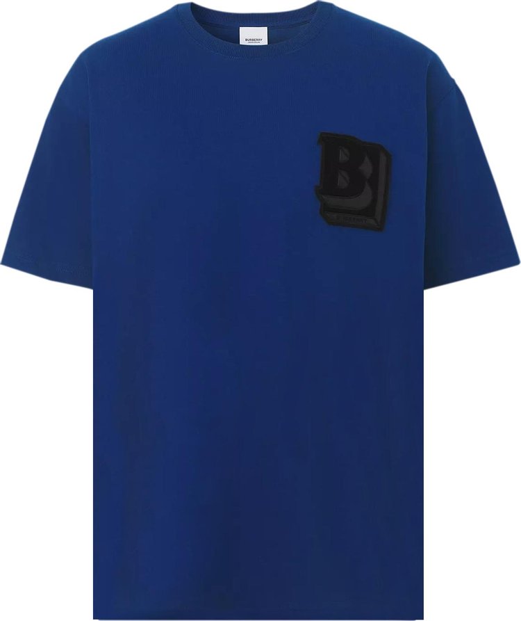 Burberry Letter Graphic Oversized T-Shirt 'Oceanic Blue'