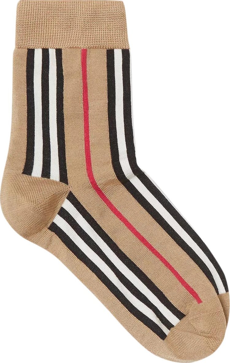 Burberry Striped Socks 'Archive Beige'