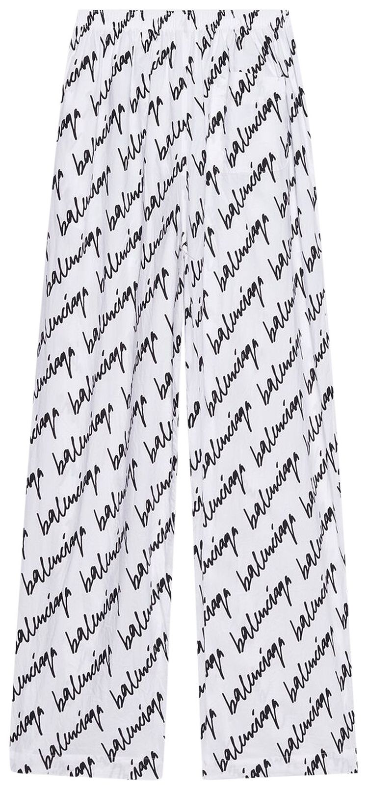 Balenciaga Pajama Pants WhiteBlack