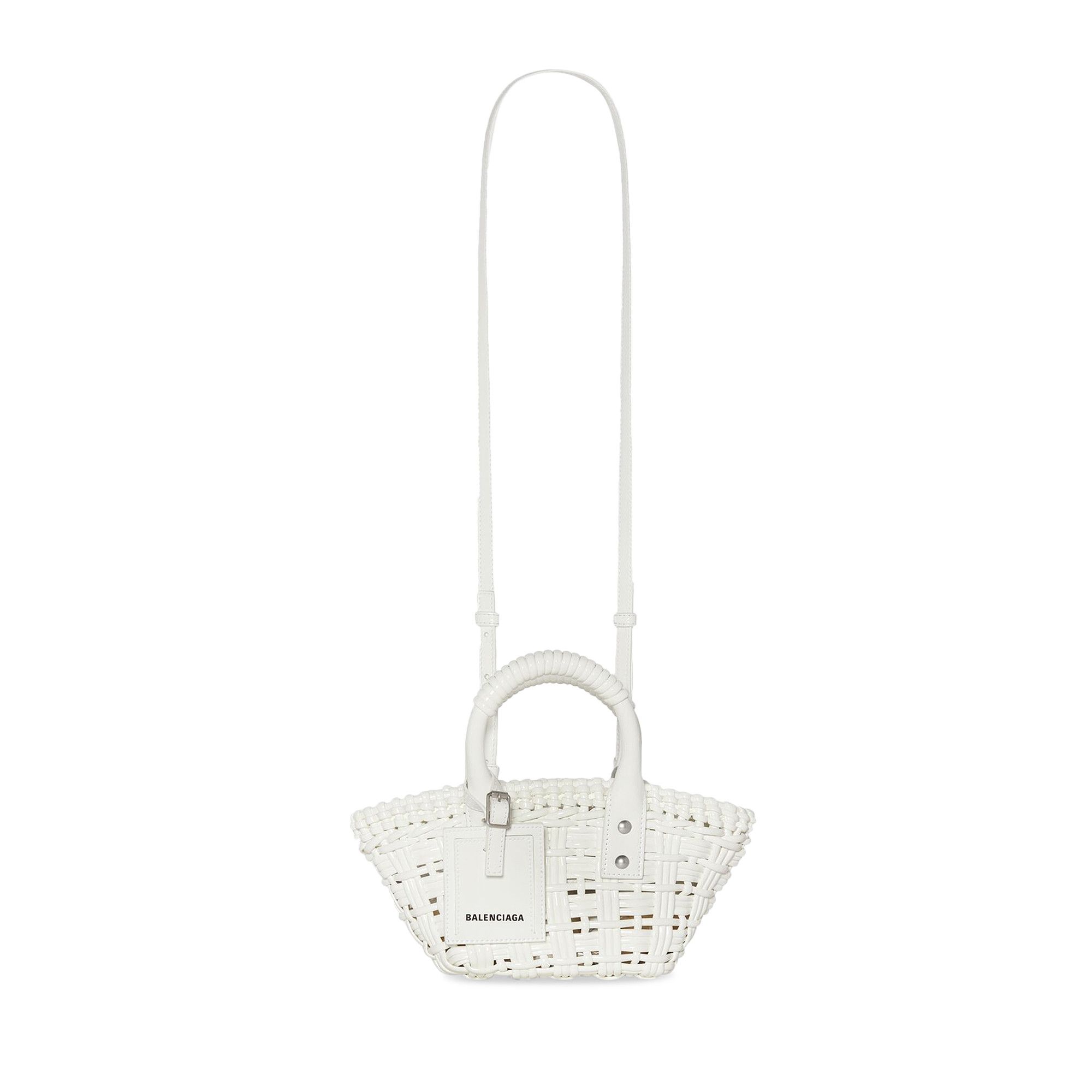 Buy Balenciaga Bistro XXS Basket With Strap 'Optic White' - 678028
