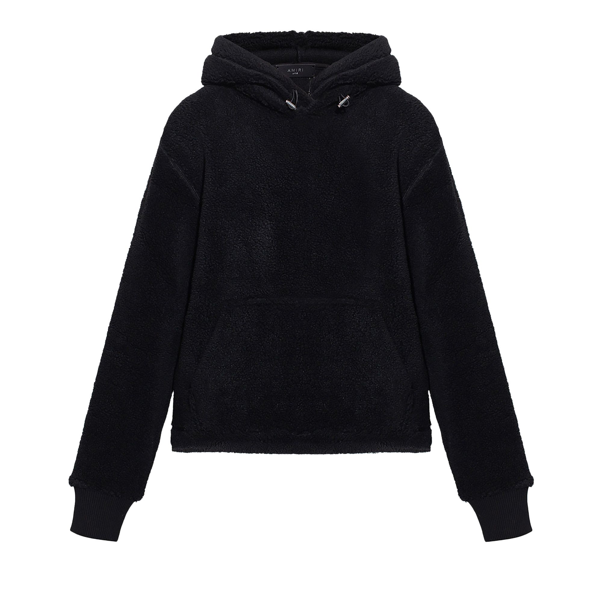 Buy Amiri Polar Fleece Hoodie 'Black' - PS22MKF016 008 BLAC