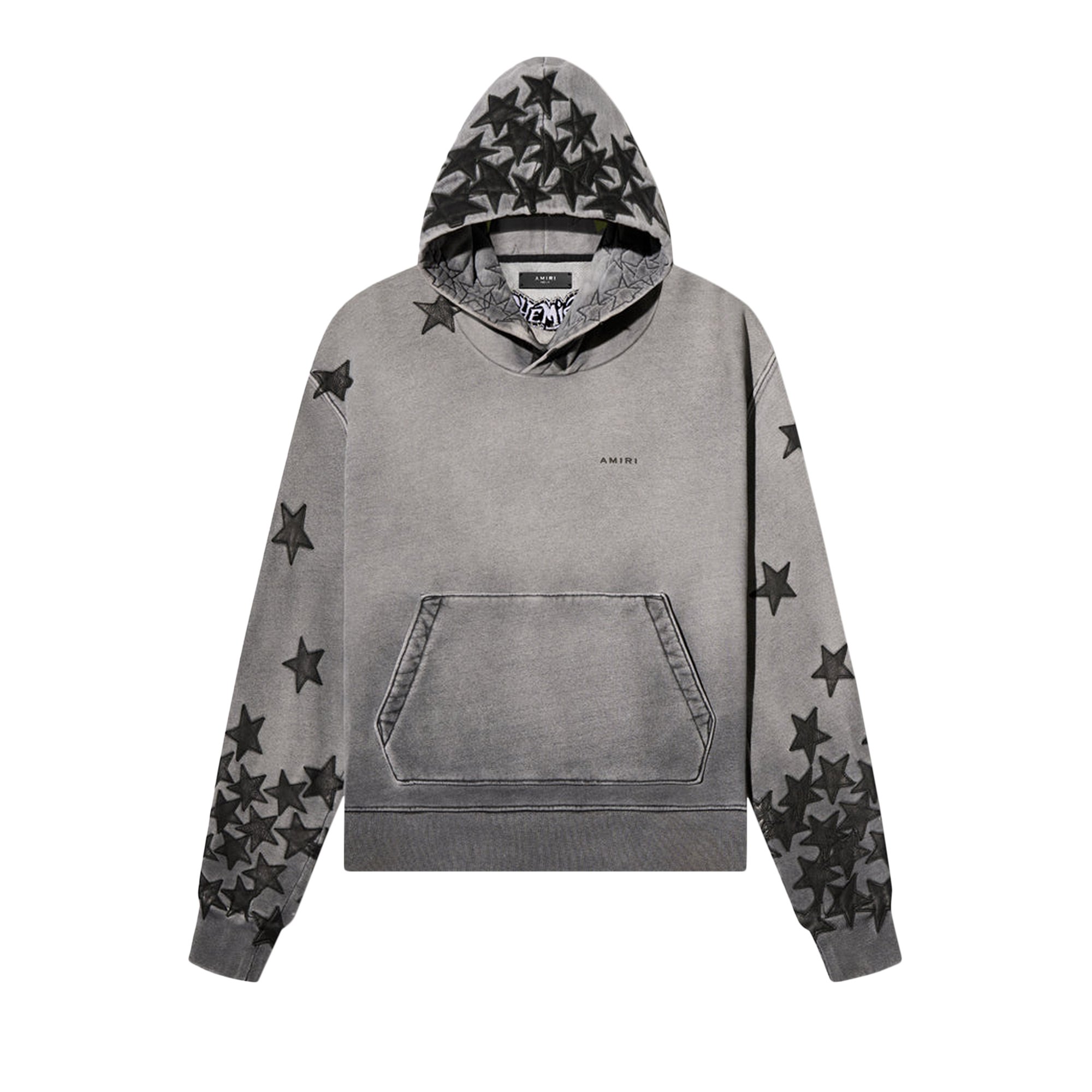 Amiri Chemist Star Hoodie 'Heather Grey/Black'