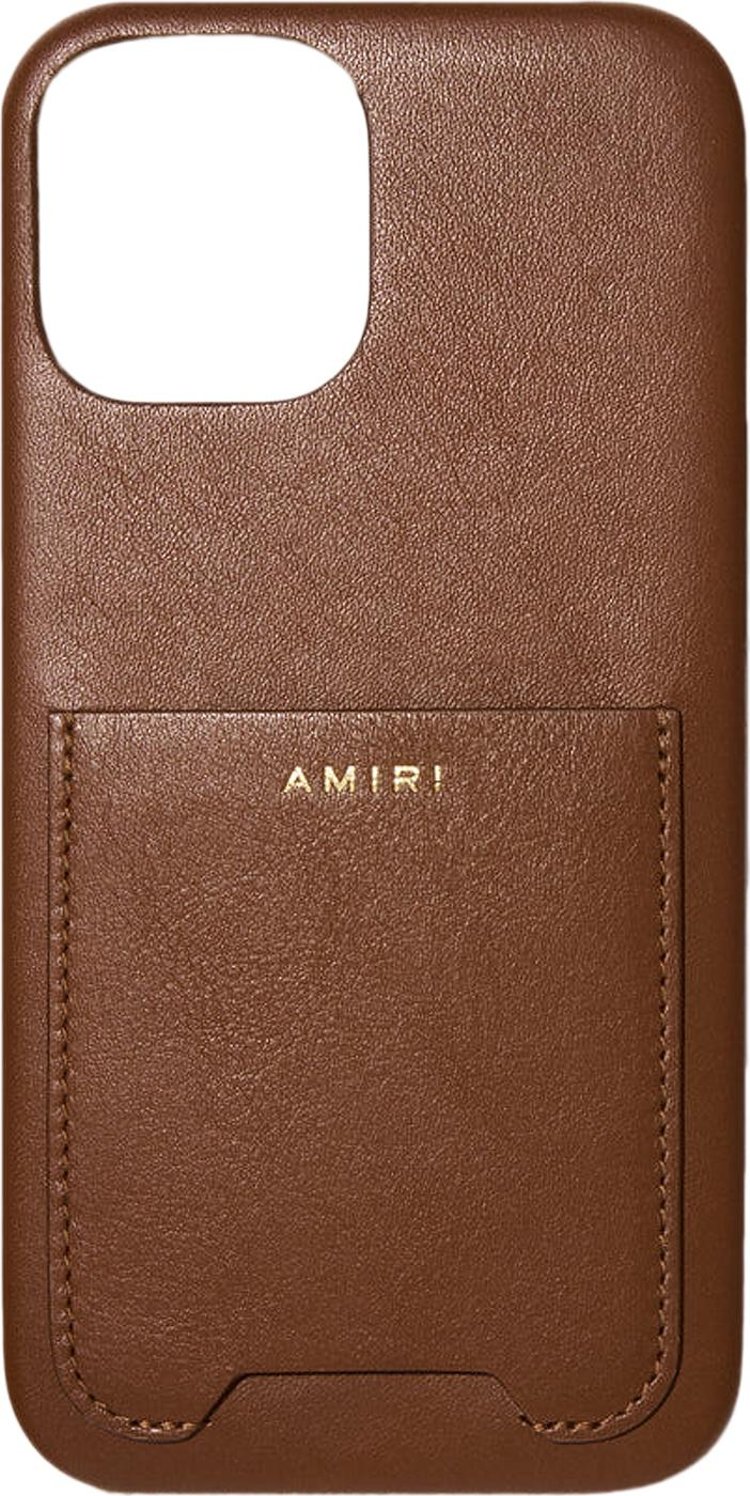 Amiri Nappa iPhone Case 'Brown'