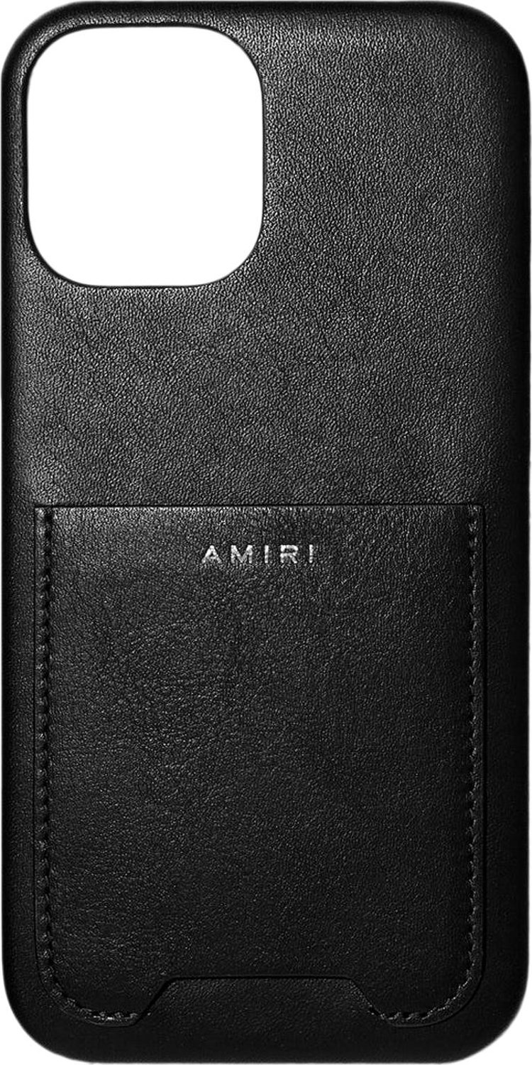 Amiri Nappa iPhone 12 Case Black