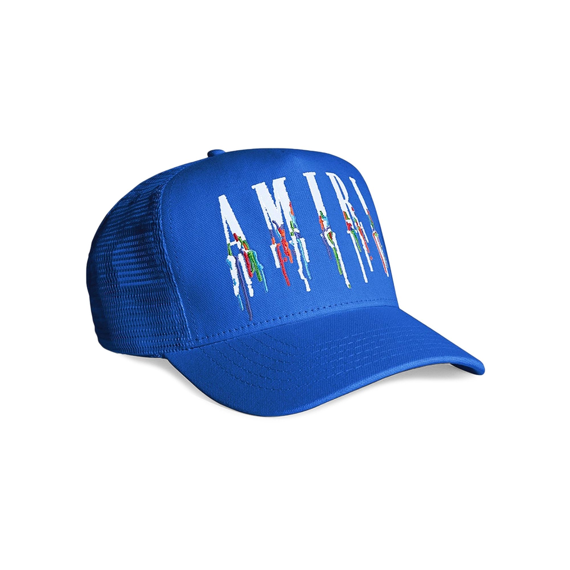 Buy Amiri Paint Drip Core Logo Trucker 'Princess Blue