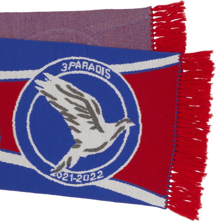 3PARADIS x Paris Saint Germain Home Scarf Blue