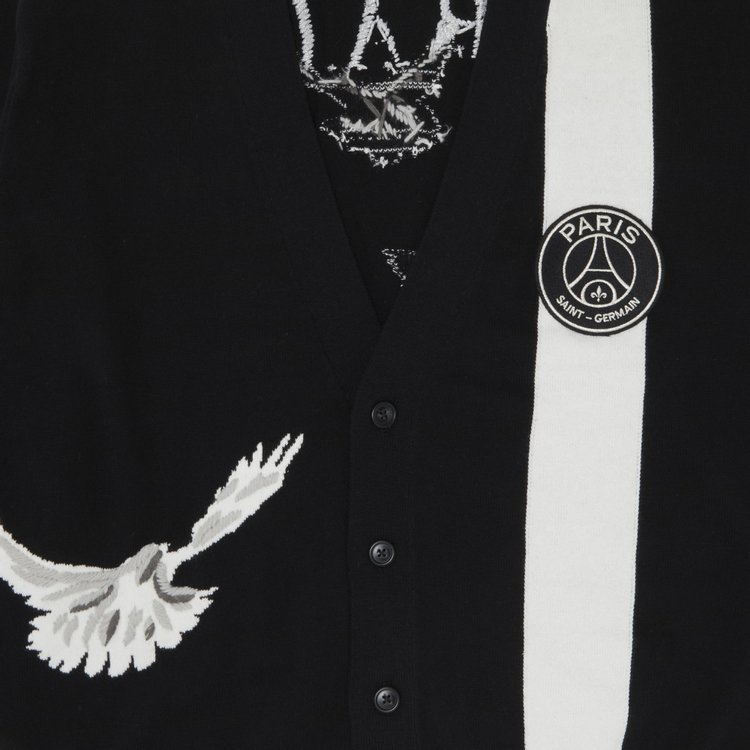 Paris Saint Germain x 3PARADIS Tour Eiffel Cardigan Black