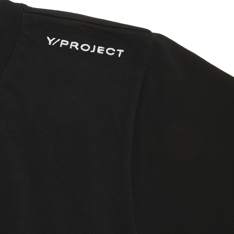 YProject Classic Ruched Body T Shirt Black