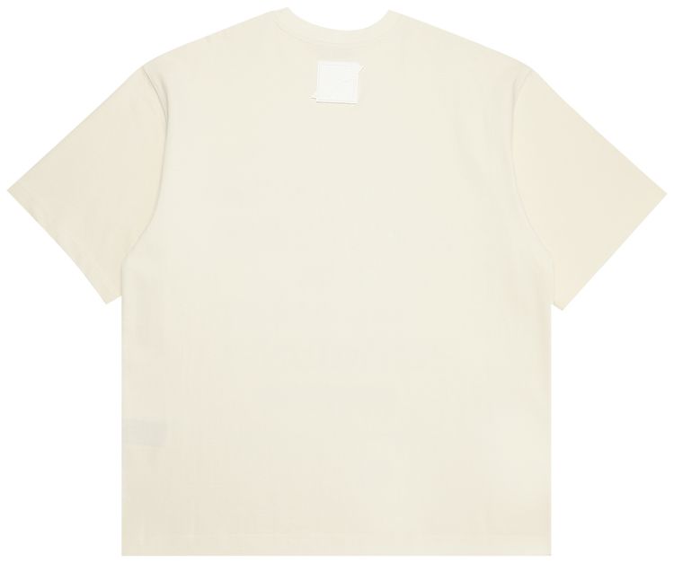 We11done Multi Logo T Shirt Ivory