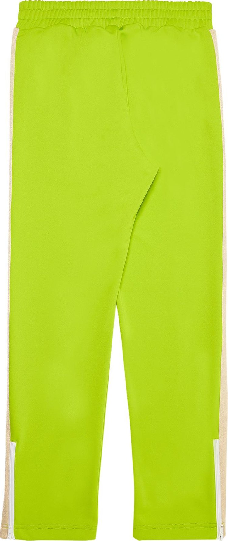 Palm Angels Classic Track Pants Lime GreenOff White