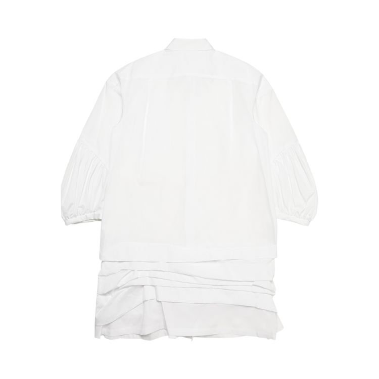 Comme des Garcons Tier Bottom Blouse White