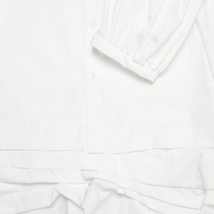 Comme des Garcons Tier Bottom Blouse White