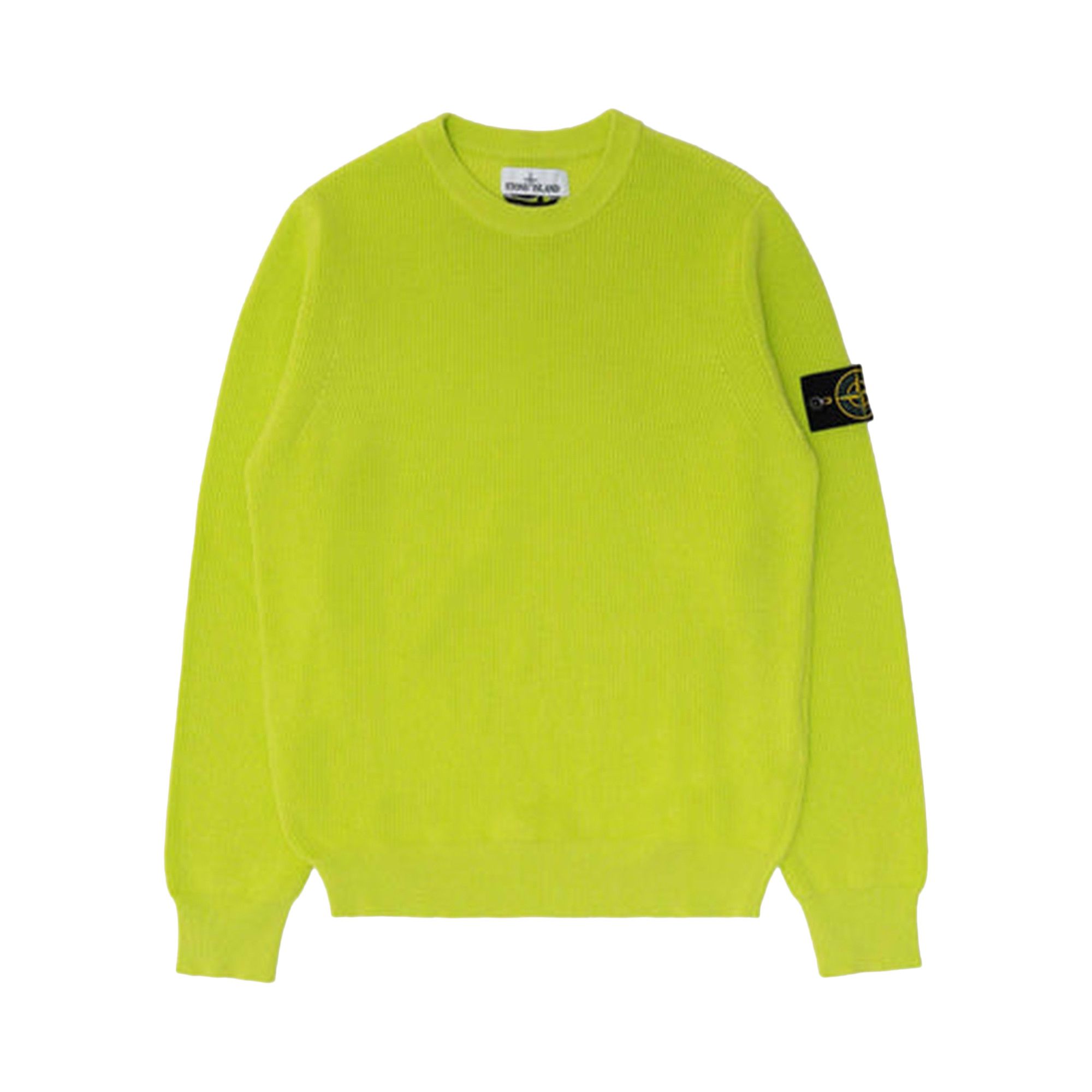 Buy Stone Island Knit Crewneck Lemon 7615550D8 V0031 GOAT DE