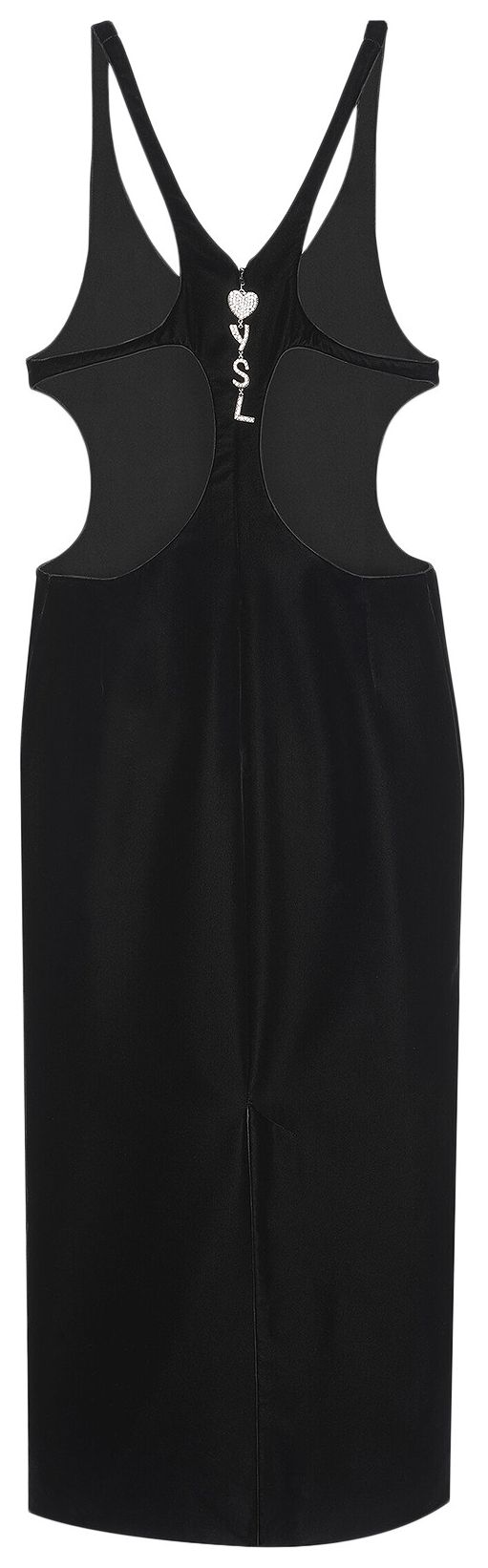 Saint Laurent Velvet Dress Noir