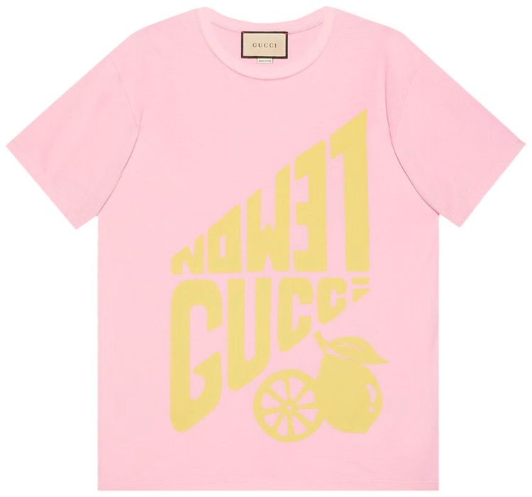 Gucci T Shirt Sugar PinkYellow