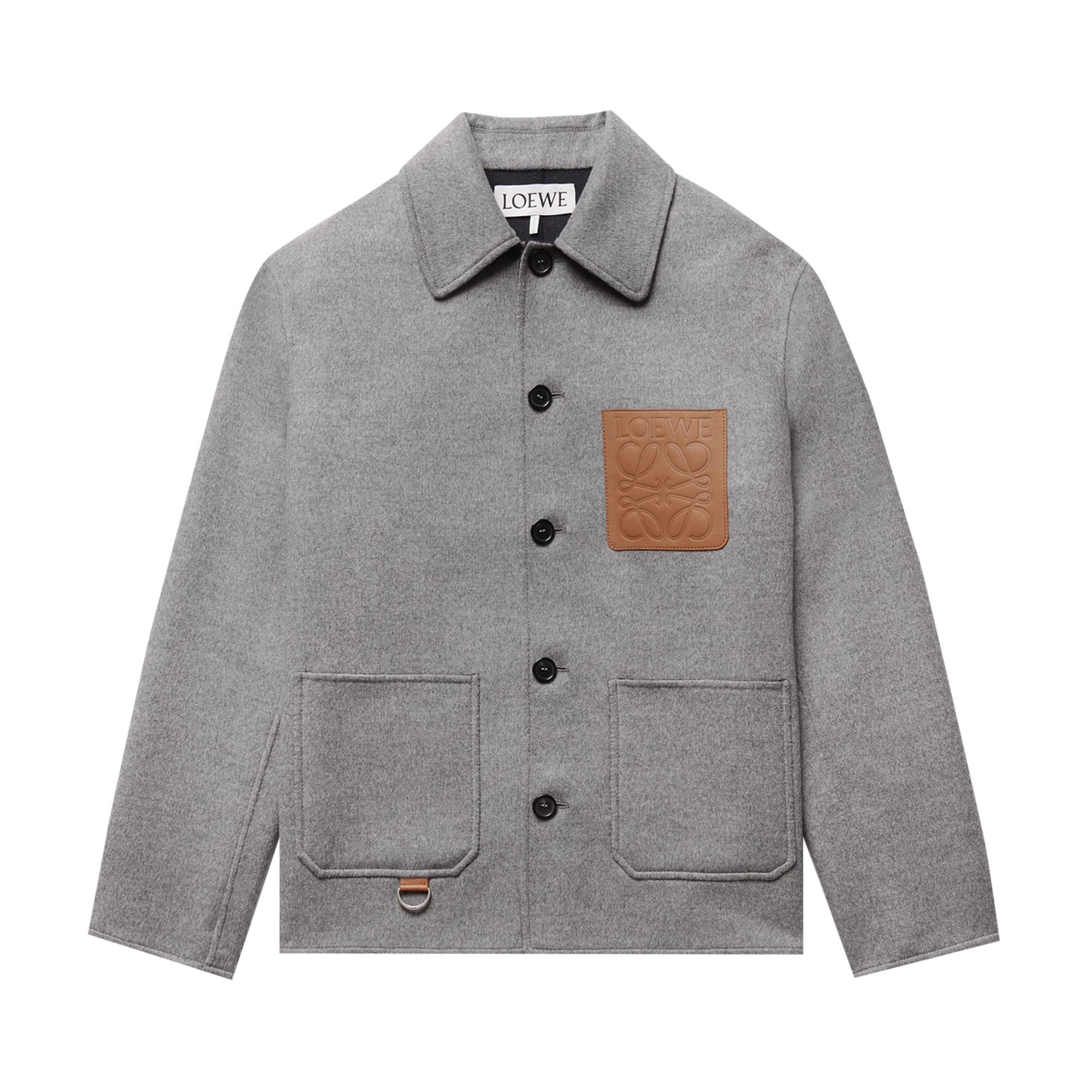 【美品】LOEWE ロエベ ジャケット グレー 46 H526Y02W14 美品】LOEWE ロエベ ジャケット グレー 46 H526Y02W14 - メルカリ