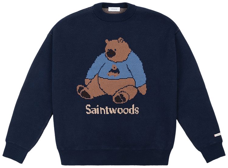 Saintwoods Big Bear Knit Navy