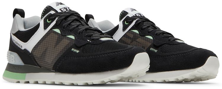 New Balance Wmns 574 Black Green
