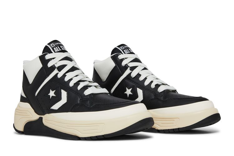 Size M8/W9.5 Converse Weapon CX Mid Black White Unisex Athletic Shoes 171556C Converse Weapon CX Mid  main image 4