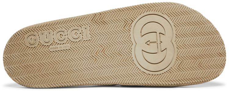 Gucci Slide Interlocking G   Beige