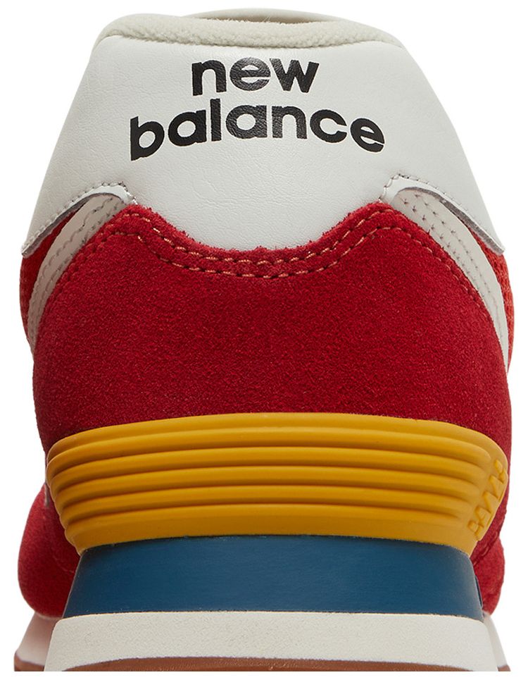 New Balance 574 Rainbow Pack   Team Red