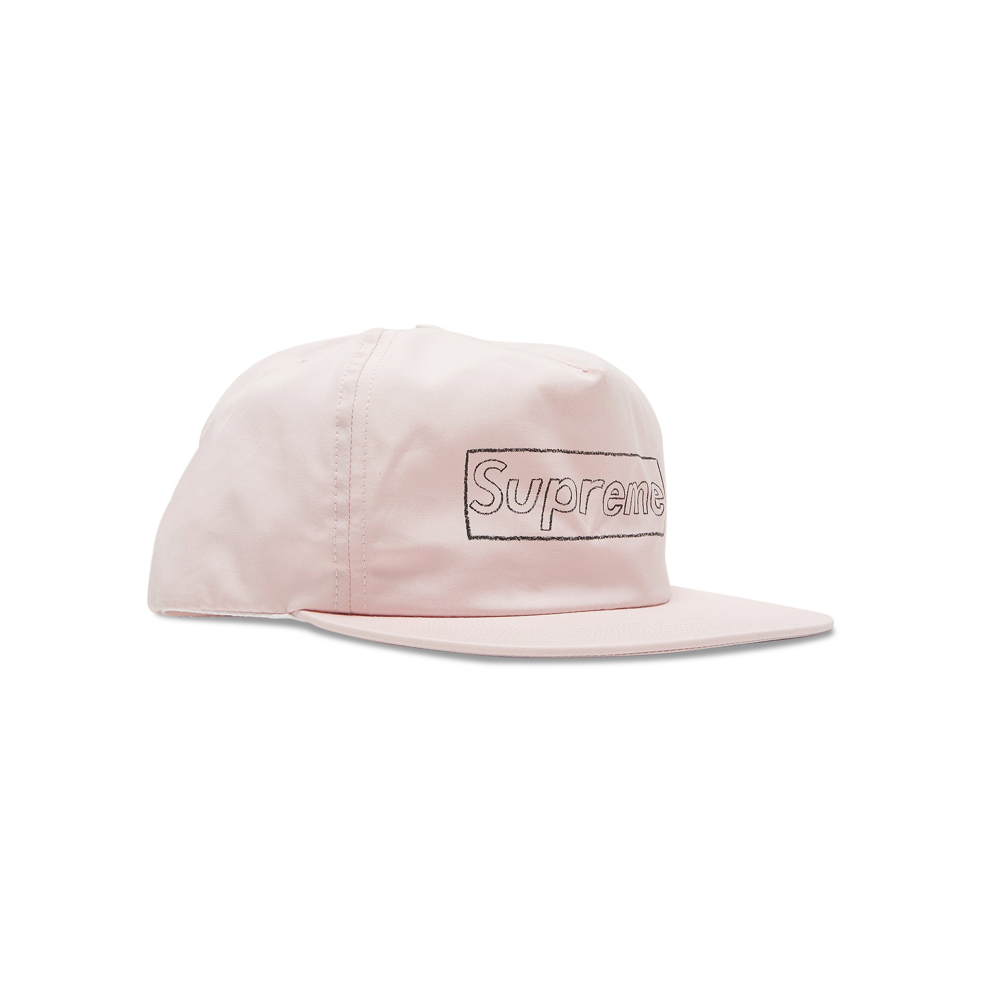 Buy Supreme x KAWS Chalk Logo 5-Panel 'Pink' - SS21H113 PINK | GOAT