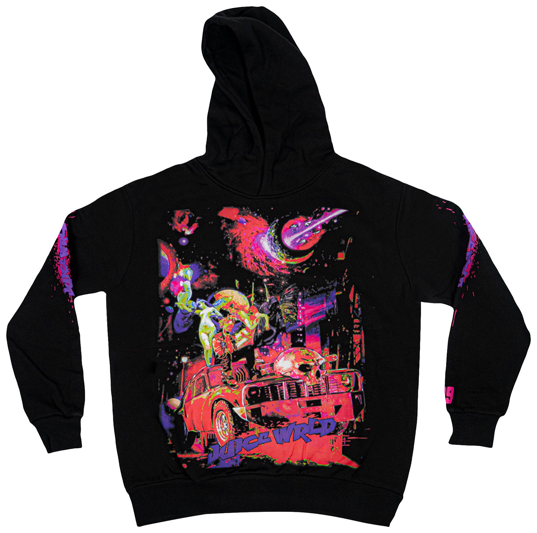 Buy Vlone x Juice WRLD Galaxy Hoodie 'Black' 1020 1SS200106XJWG BLAC