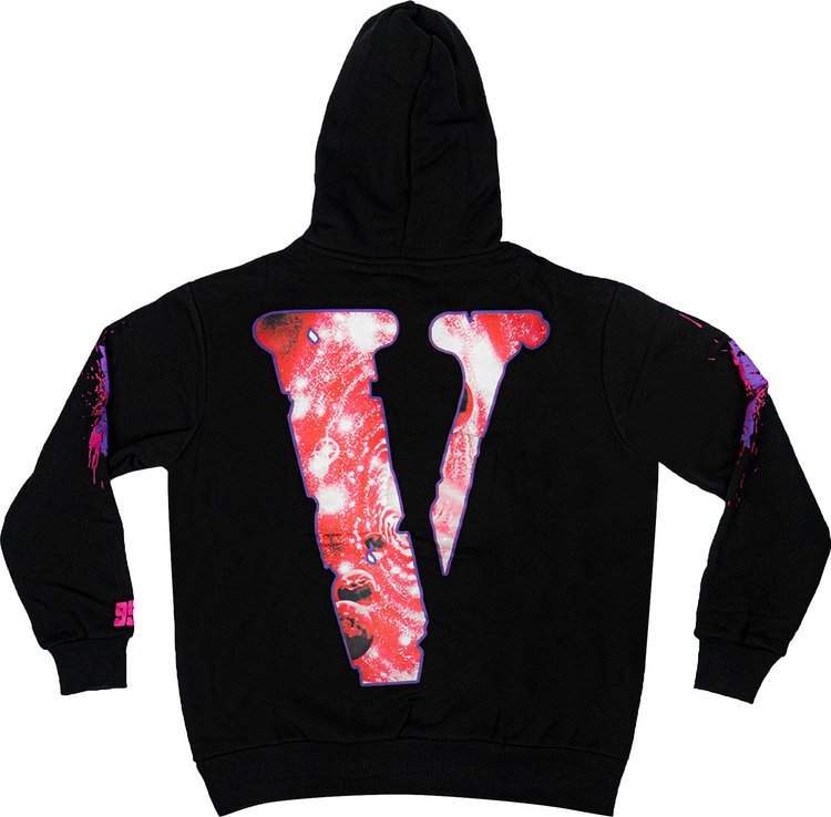 Vlone x Juice WRLD Galaxy Hoodie Black