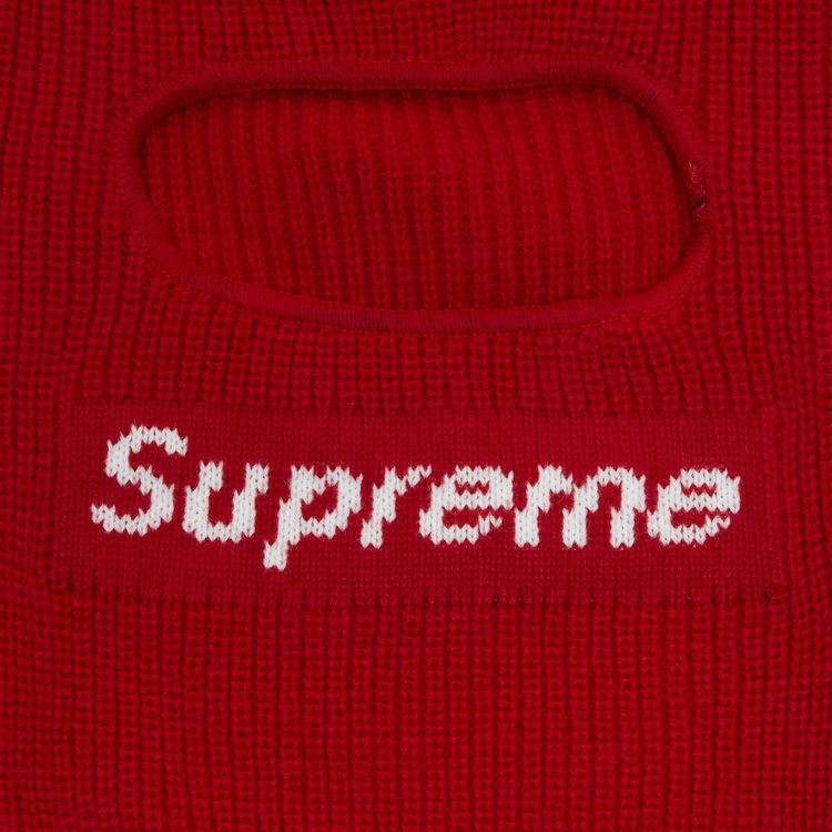 Supreme x New Era Box Logo Balaclava Red