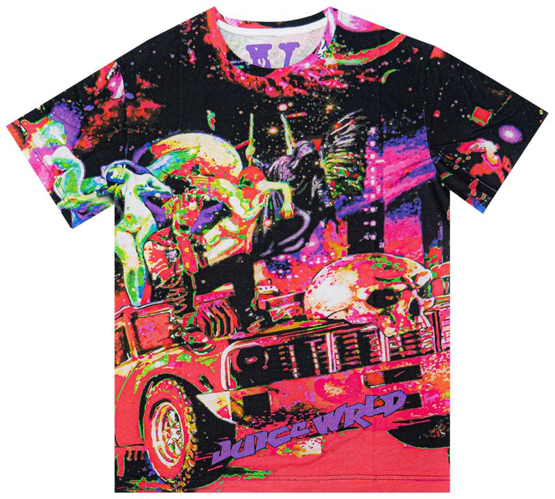 Buy Vlone x Juice WRLD Galaxy All Over TShirt 'Multicolor' 1020