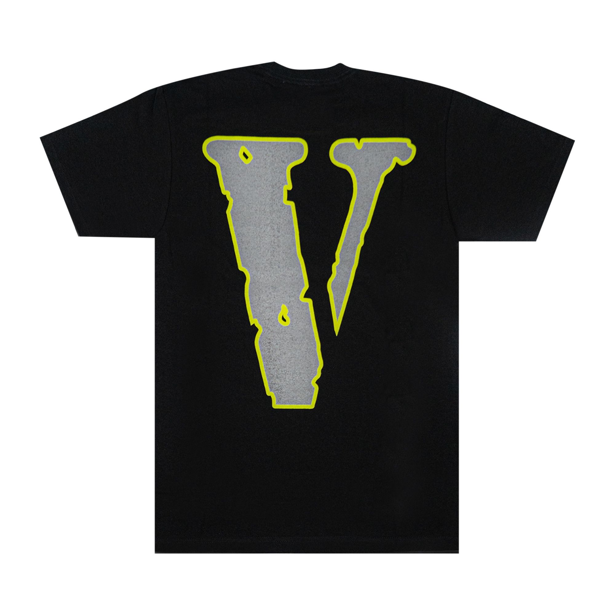 Juice Wrld x Vlone Man of the Year Tシャツ ブラック Juice Wrld x Vlone 999 LEGENDS NEVER DIE T-Shirt Black LARGE