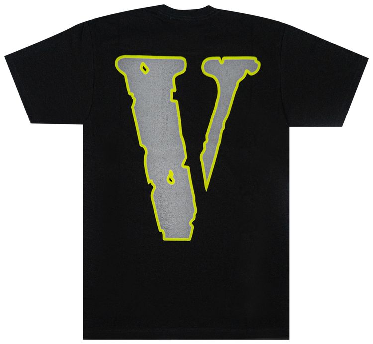Vlone x Juice WRLD Man Of The Year T Shirt BlackGreen