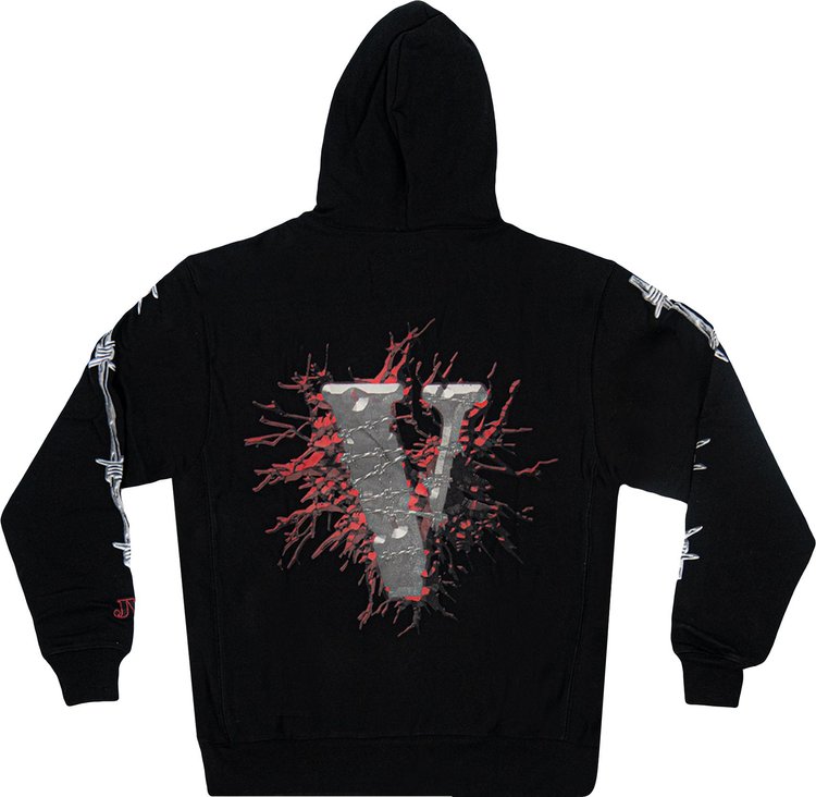 Vlone x Juice WRLD Abyss Hoodie Black