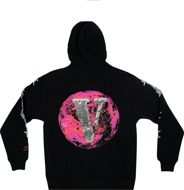 Vlone x Juice WRLD Domination Hoodie Black