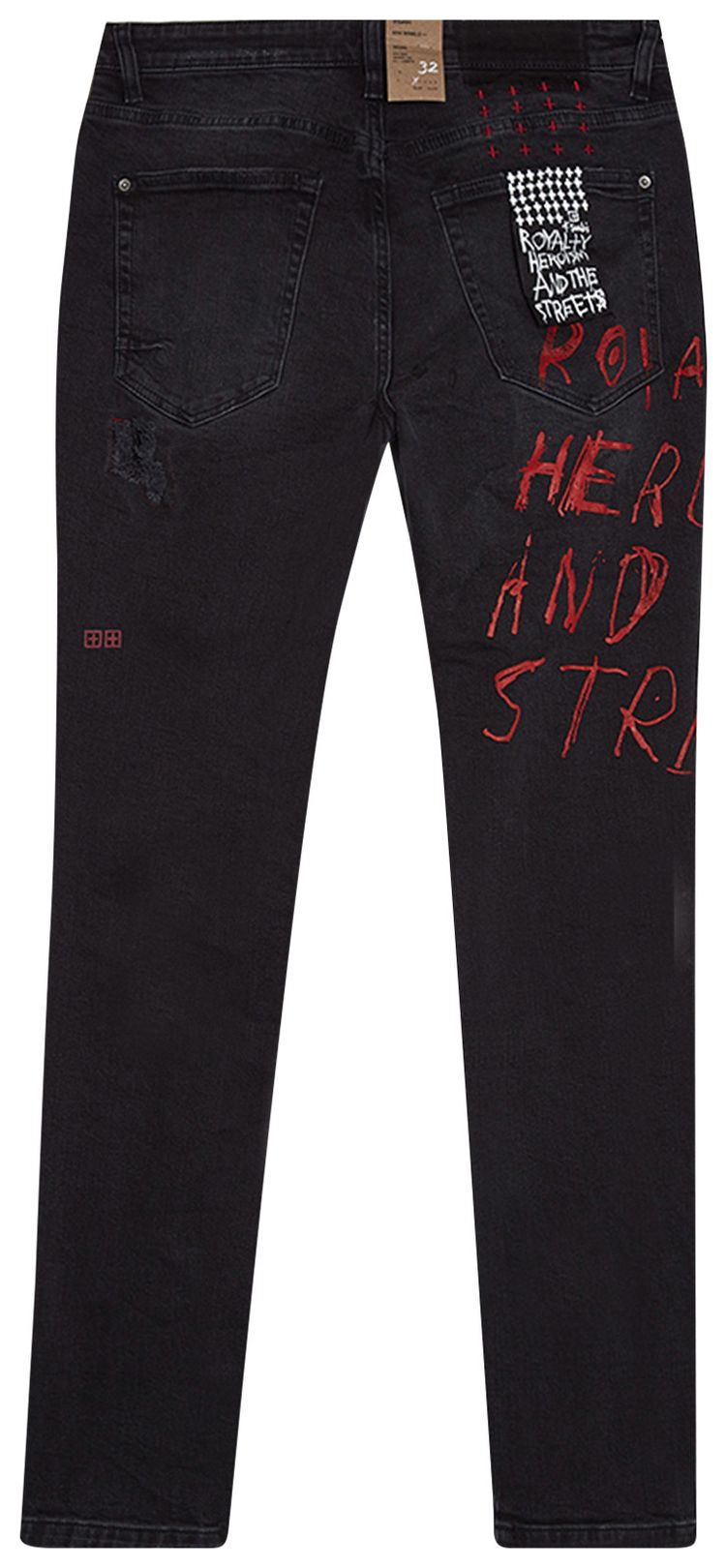 Ksubi Van Winkle Redback Trashed Jean Black